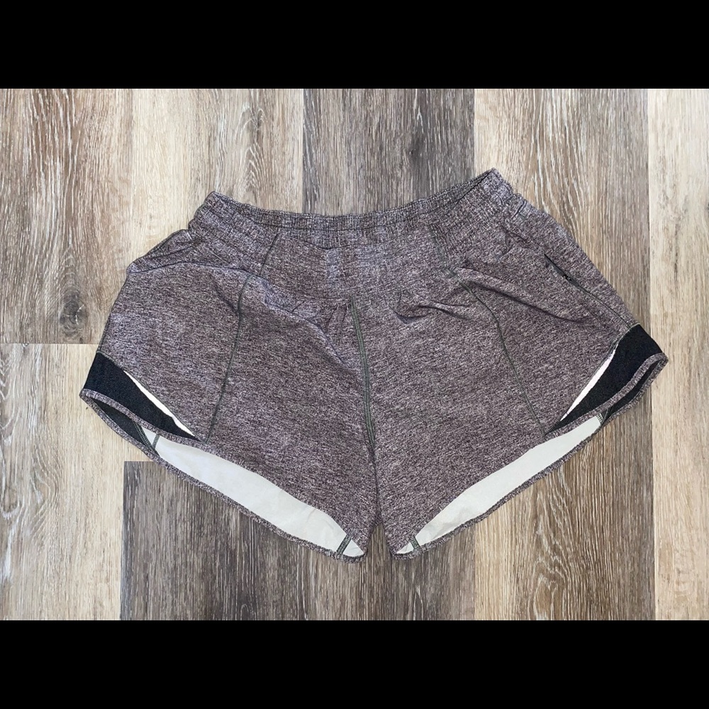 Lululemon Grey Hotty Hot Shorts